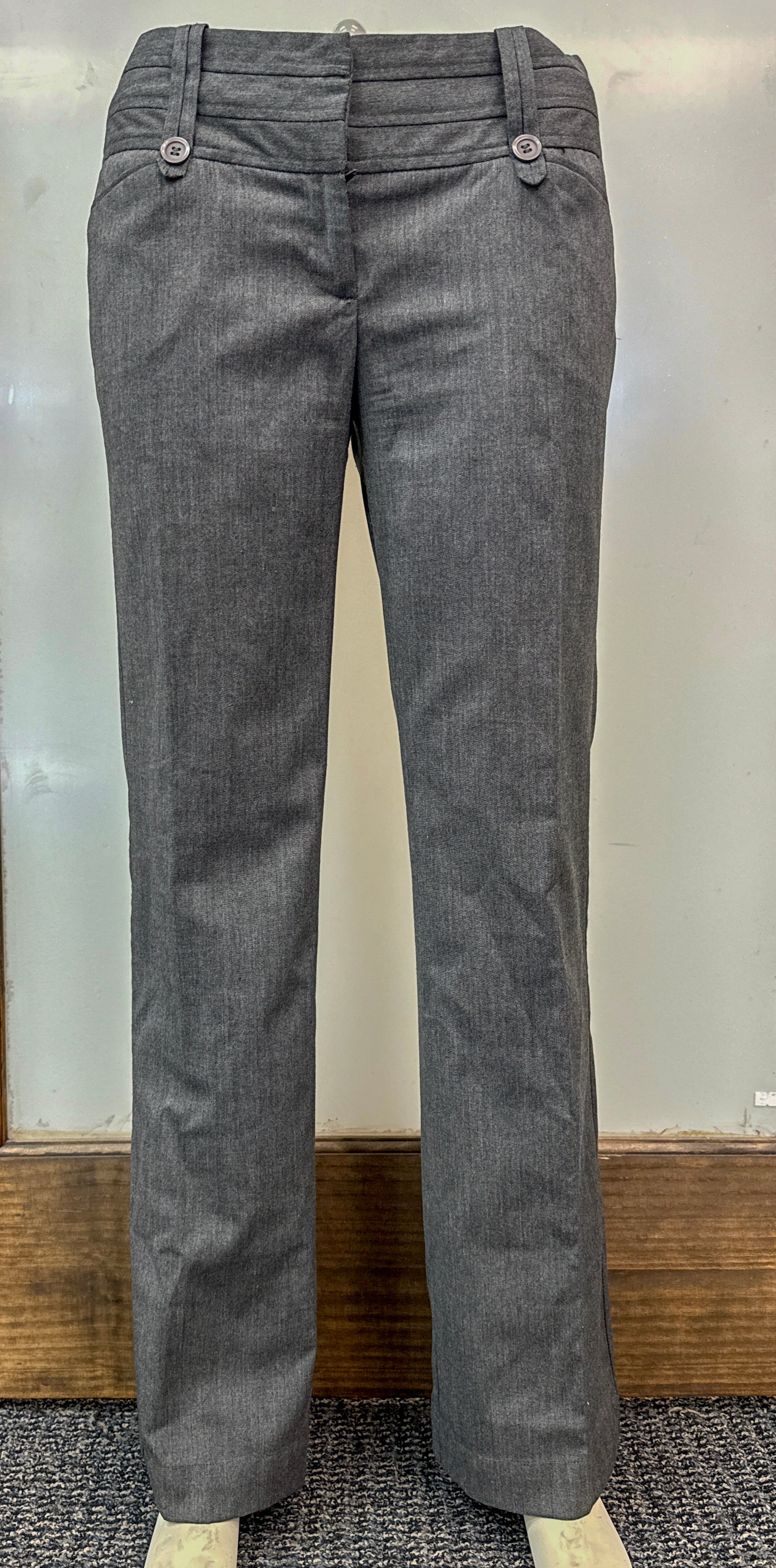 Speak 2 Me Gray Dress Pants,Size 7 Grey