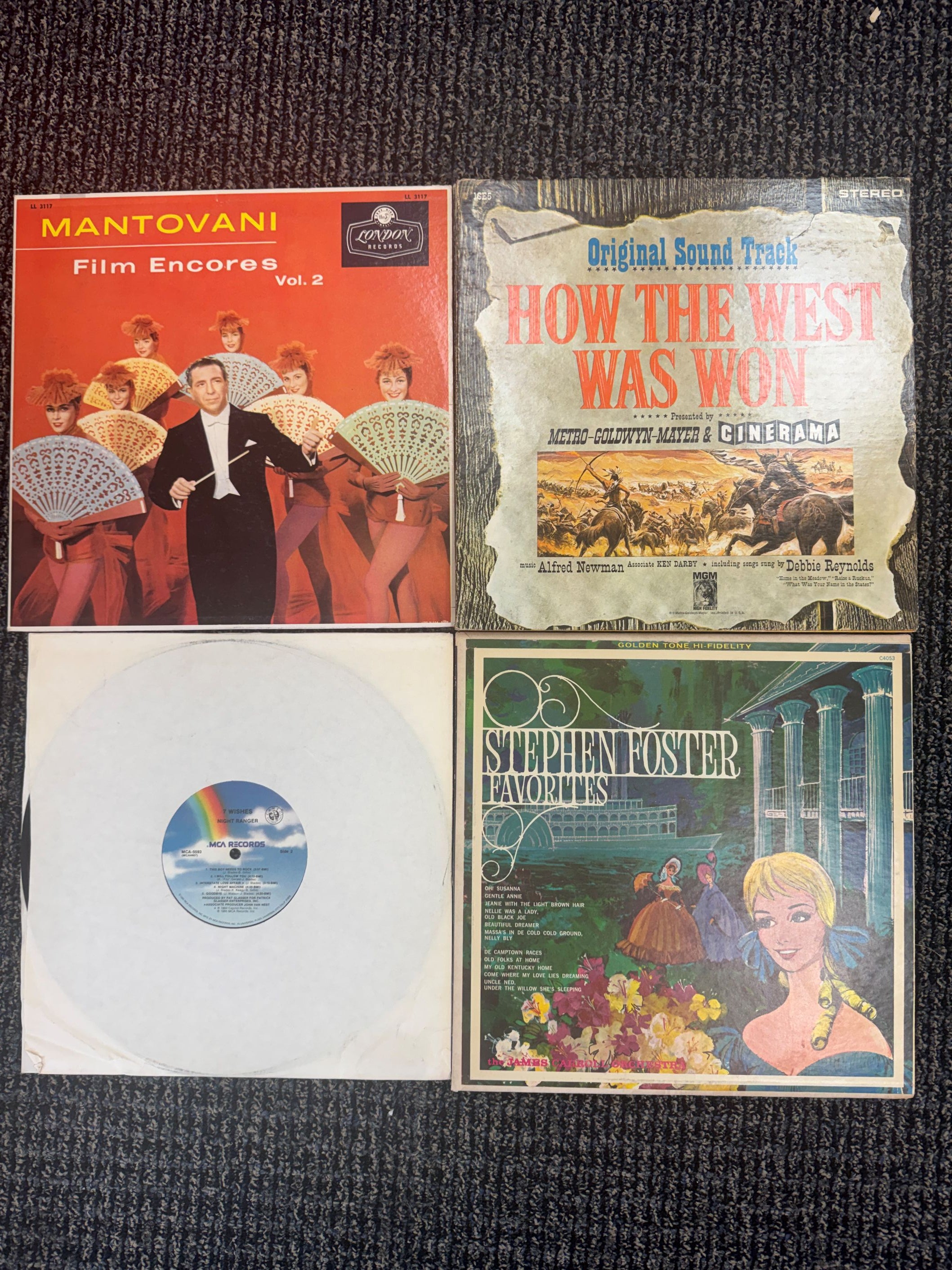 42-Piece Vinyl Record Collection, Various Artists