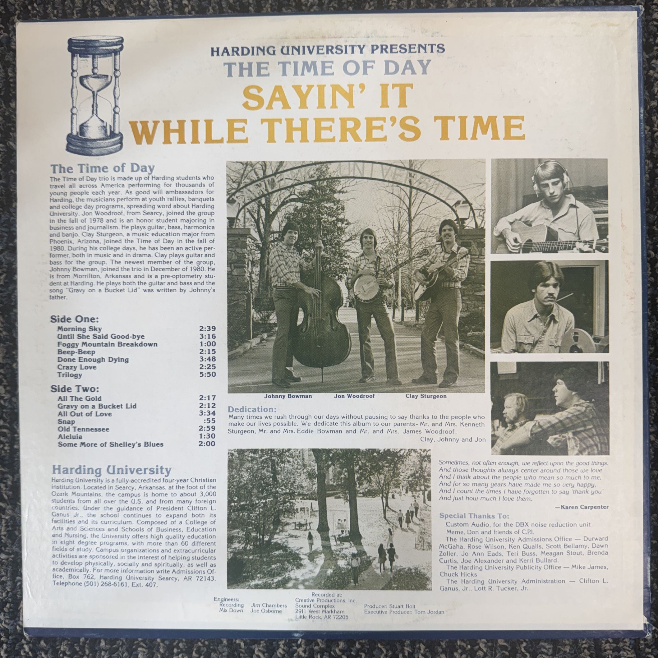 Harding University Presents: Time of Day Vinyl LP