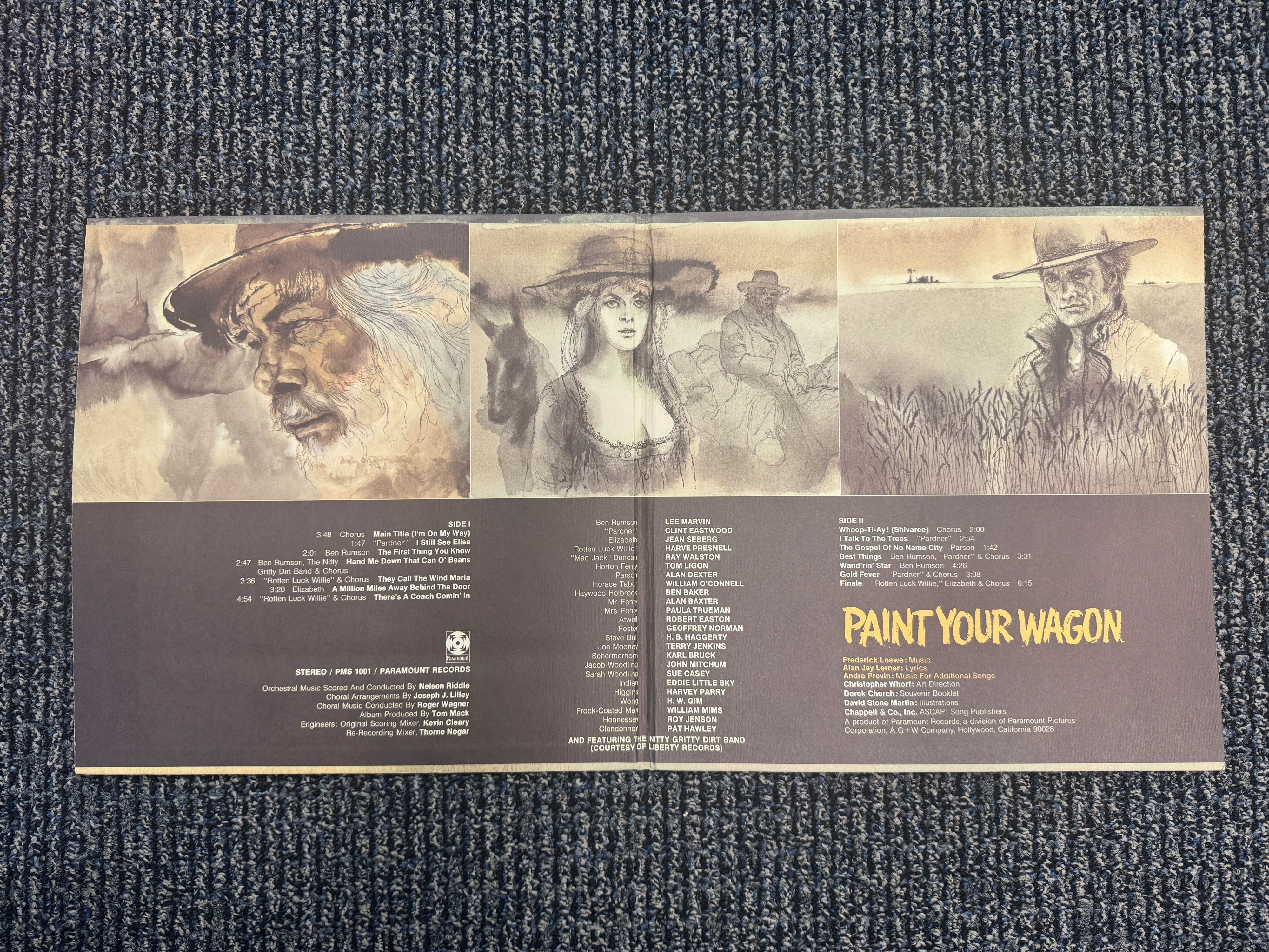 Paint Your Wagon Original Soundtrack Vinyl Record with Photo Book