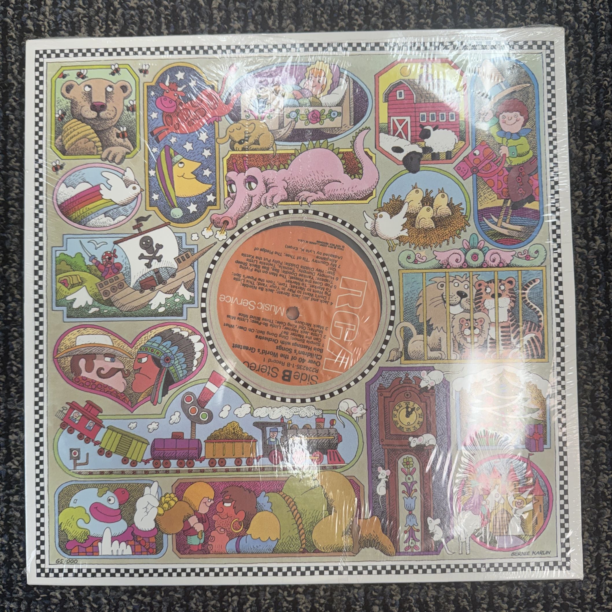 RCA Songs Children Love to Sing Vinyl 2-Record Set, Unopened