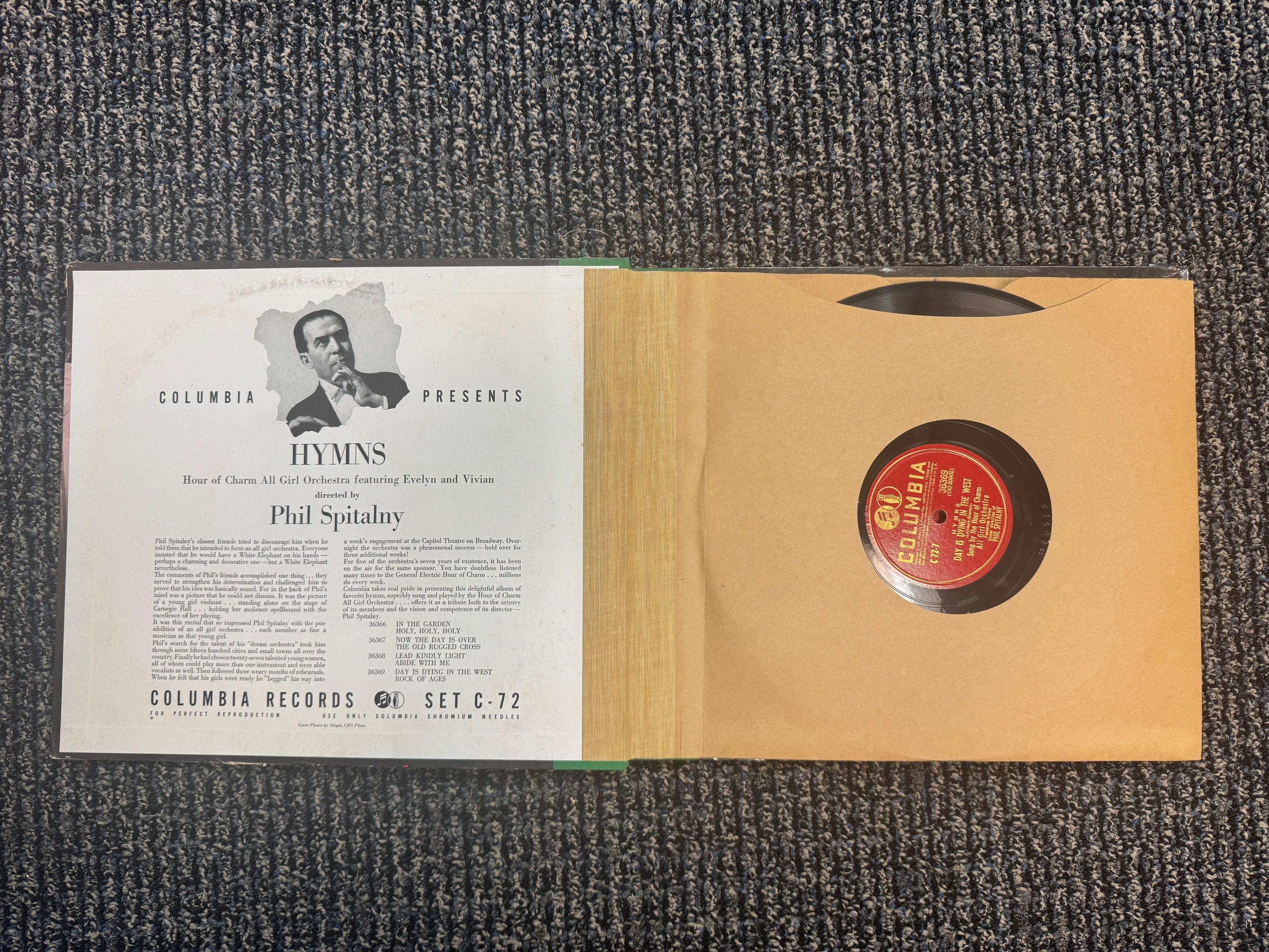 Columbia Presents Hymns Hour of Charm All Girl Orchestra Vinyl 4-Record Collection