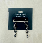 Simply Vera Vera Wang Silver Tone Simulated Gem Linear Drop Earrings