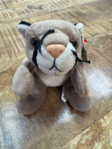 Ty Beanie Baby – Canyon the Cougar – Mint With Mint Tags Errors Rare 1998
