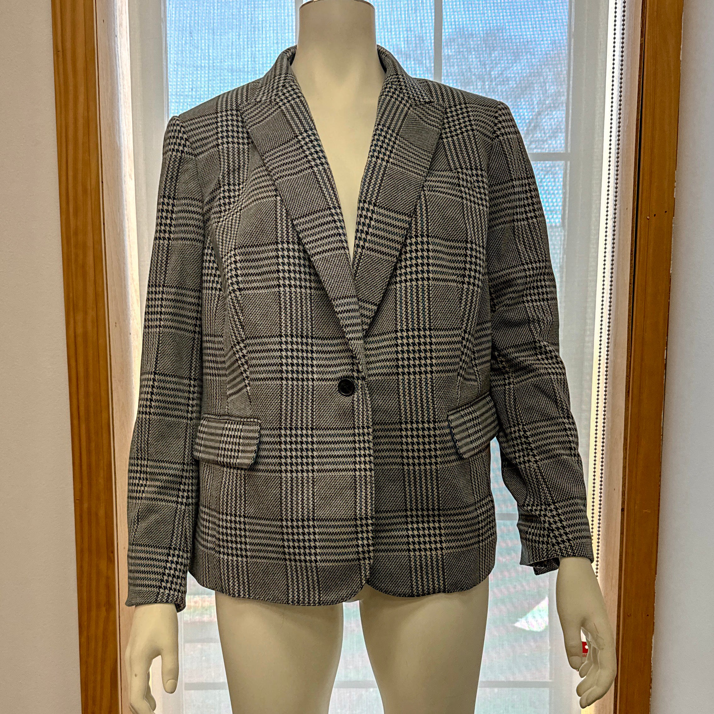 Anne Klein Womens Plus Size Lapel Jacket, Size 14W