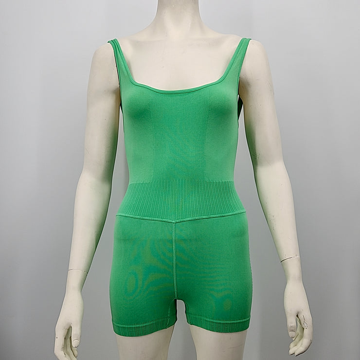Free People movement green romper,Size Small