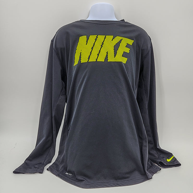 Nike Pro Dri-FIT Big Kids Boys Long-Sleeve Top, XL