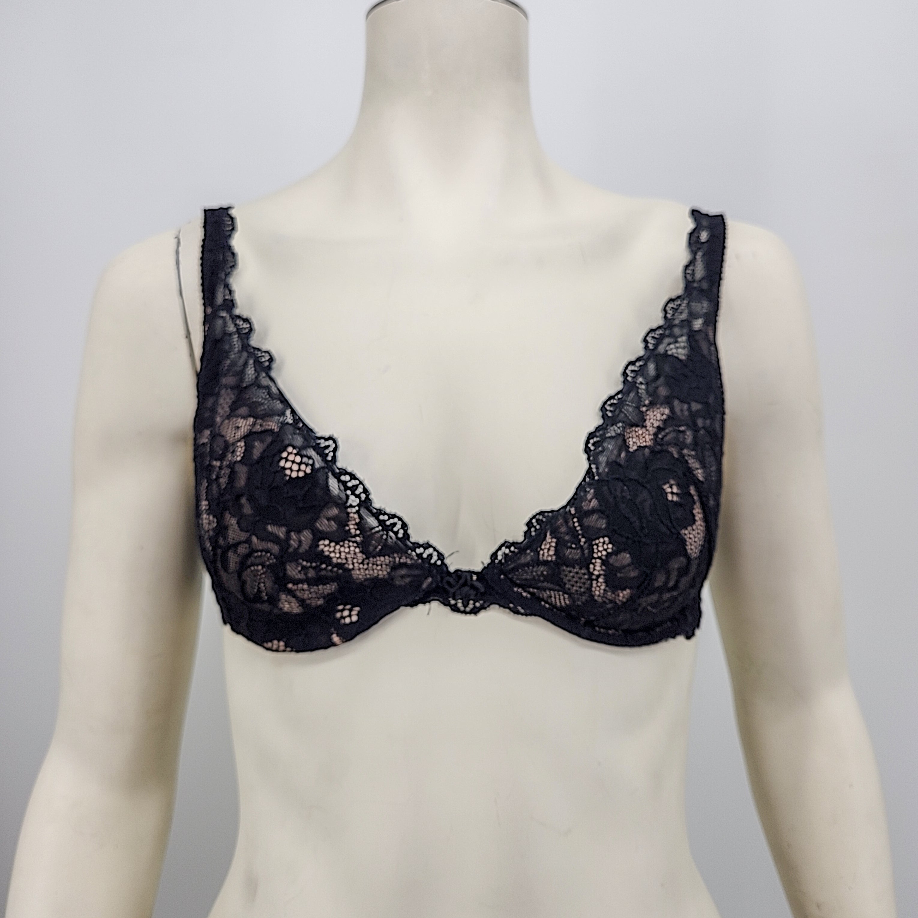 Victorias Secret Very Sexy Black Bra Lace, Size 36C