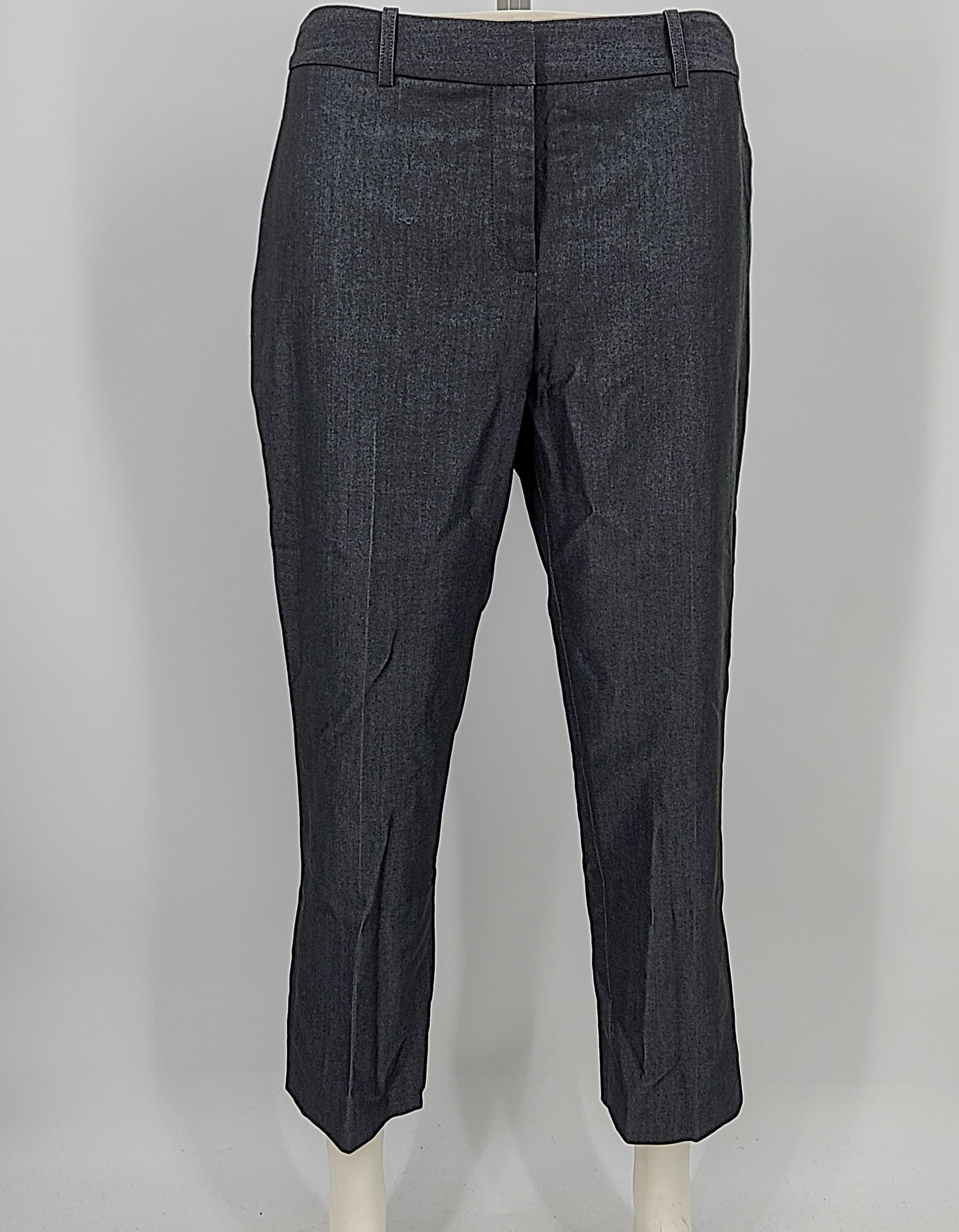 Anne Klein Cropped Straight-Leg Pants, Size 8P