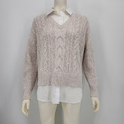 RACHEL ZOE Argyle Sweater Vest Shirt, Size Large