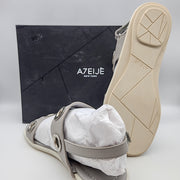 ATELJE (Atelje)New York Women's Sandals, Size 6.5/Grey