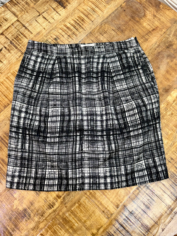 Ann Taylor Loft Plaid Skirt, Size 6