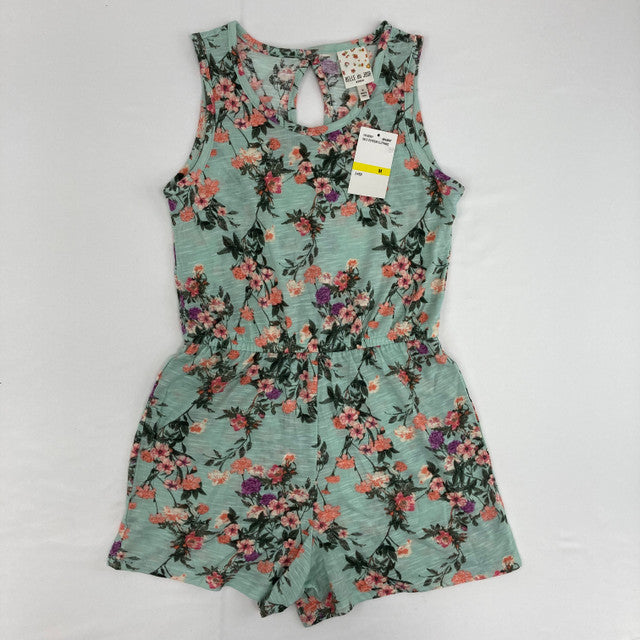 Belle Du Jour Girls Floral Romper, Size XL