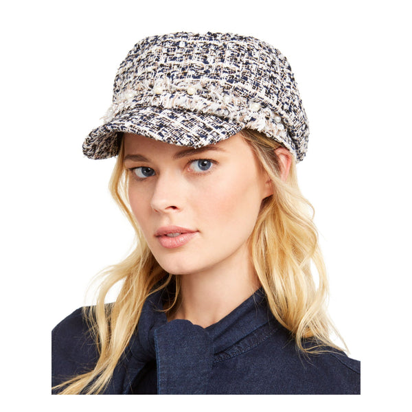 I.N.C. Boucle Embellished Cabbie Hat