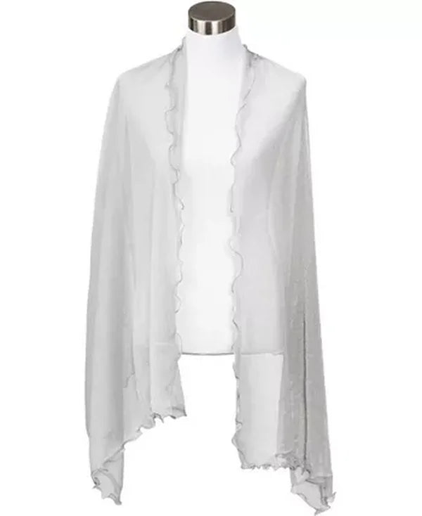 I.n.c. International Concepts Ruffle-Edge Metallic Evening Wrap