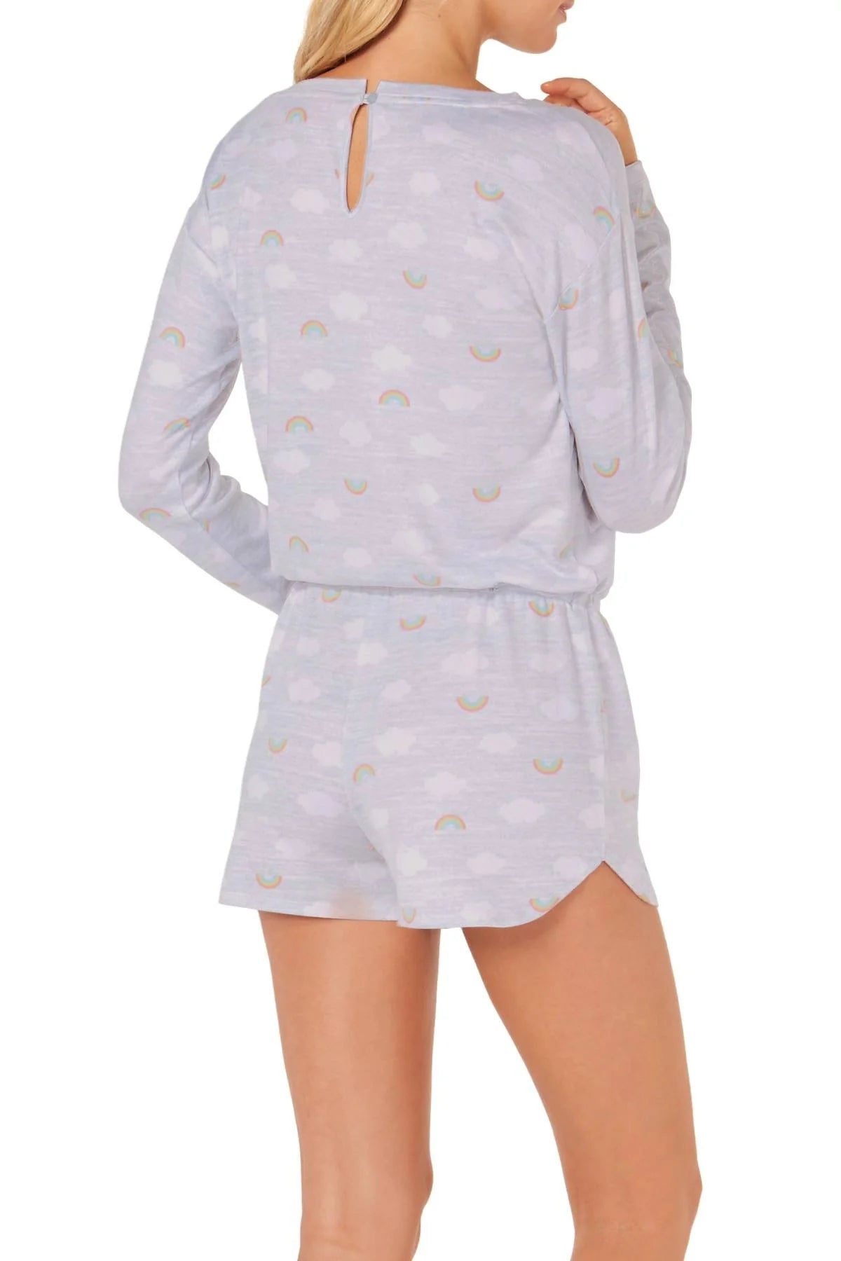 Jenni Soft Printed Knit Pajama Romper