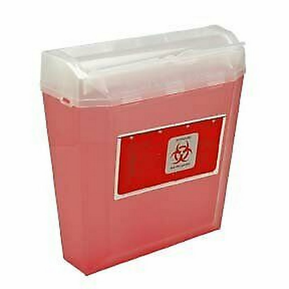 Cardinal Sharps Container 5 Quart Clear -Each