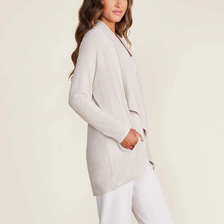 Barefoot Dreams CozyChic Ultra Lite Shawl Pointelle Cardigan