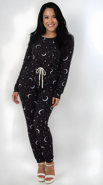 Aqua Sleep Printed Peachy Lounge Set