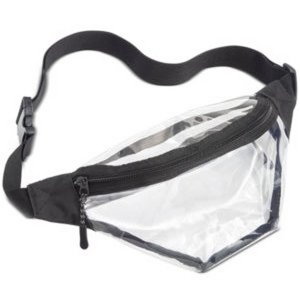 Bespoke Mens Clear Waist Pack - Clear