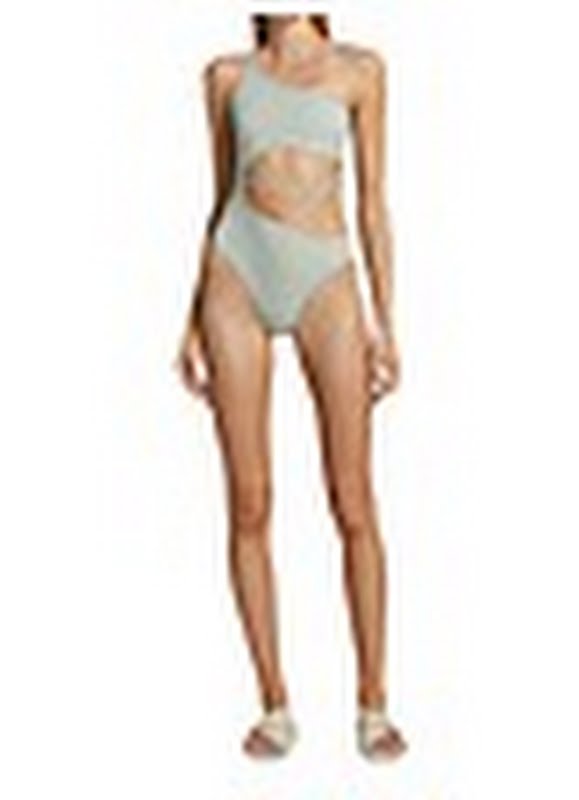 Jonathan Simkhai Stormi Strappy One-Piece Swimsuit, Size XS