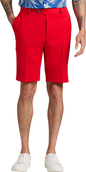 Paisley and Gray Mens Slim Fit Shorts