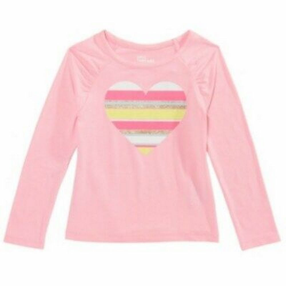 Epic Threads Toddler Girls Striped Heart T-Shirt