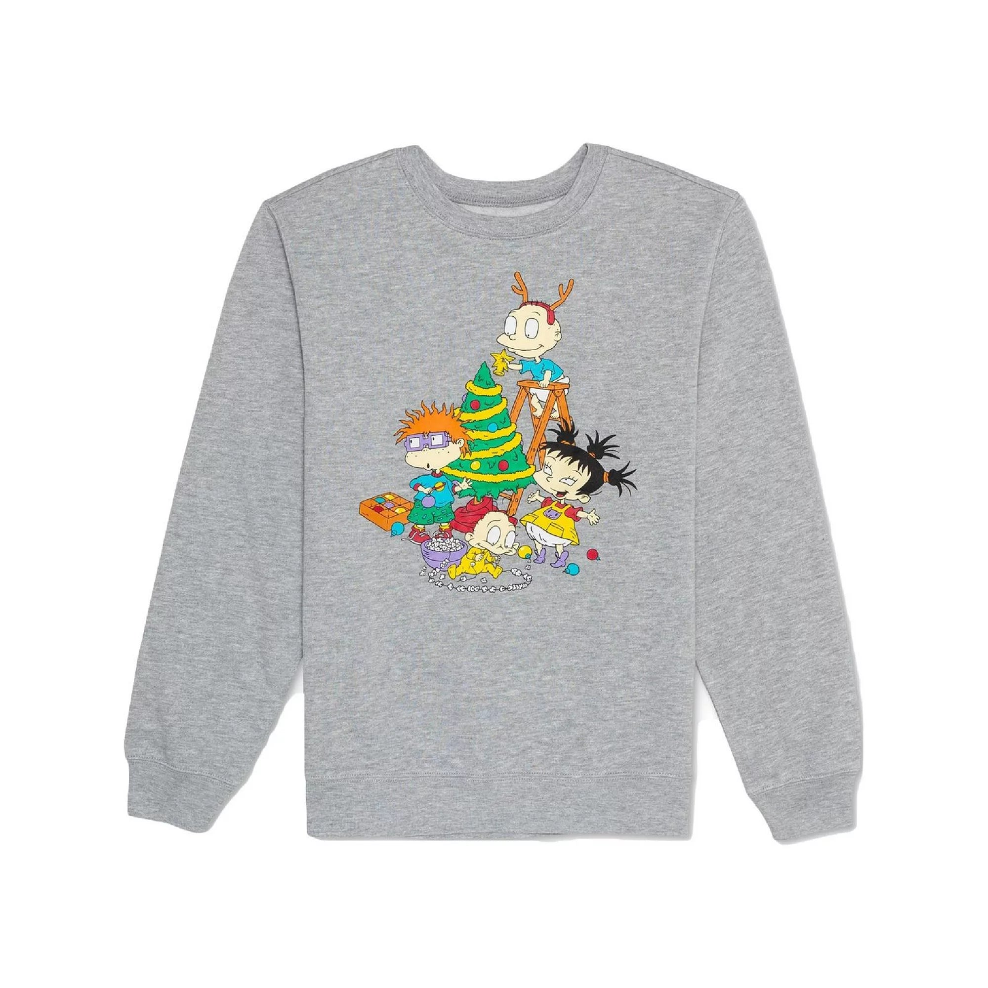 Nickelodeon Juniors Rugrats Holiday Graphic Sweatshirt, Size XS