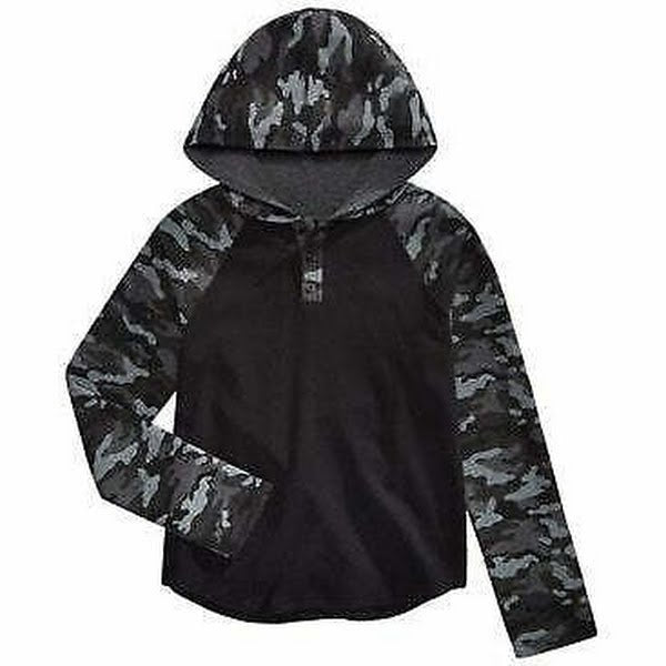 Epic Threads Little Boys Print Thermal Hoodie, Size Medium