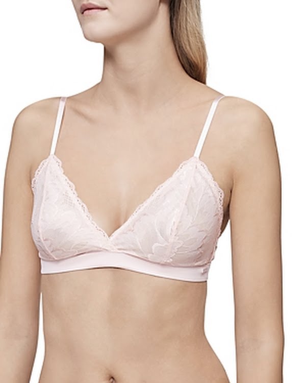 Calvin Klein Hibiscus Lace Unlined Bra, Size XS