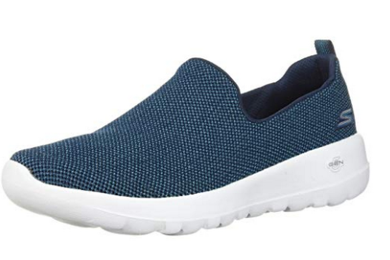 Skechers Performance Womens Go Walk Joy-15609 Sneaker,navy/teal,10 M US