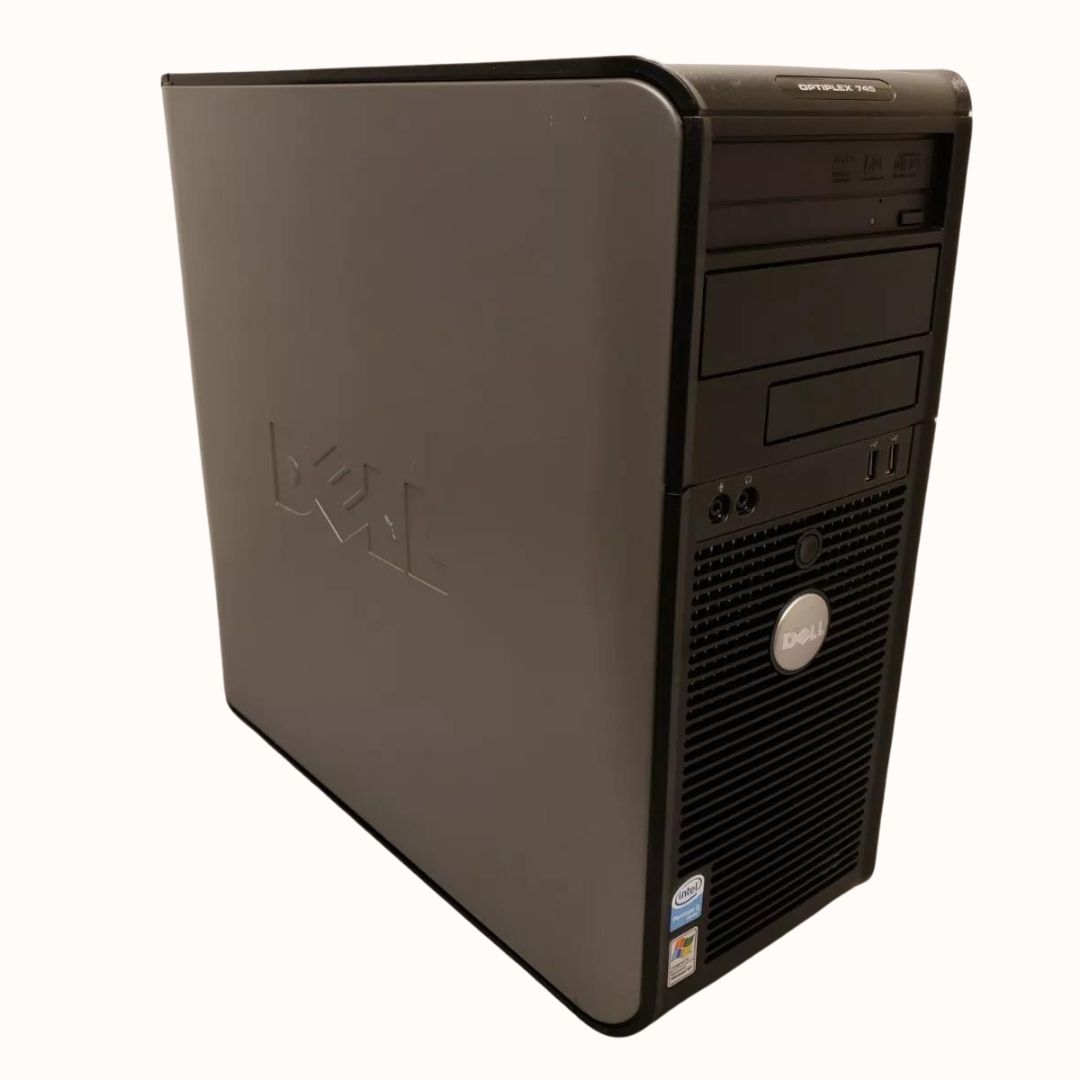 Dell OptiPlex 745 Tower Desktop PC with Intel Core 2 Duo, 4GB RAM, 80GB HDD