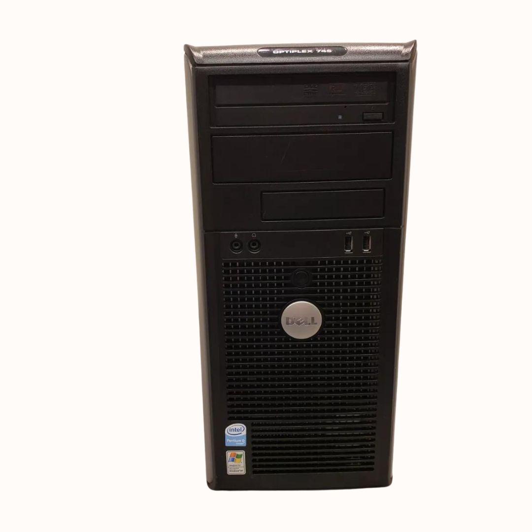 Dell OptiPlex 745 Tower Desktop PC with Intel Core 2 Duo, 4GB RAM, 80GB HDD