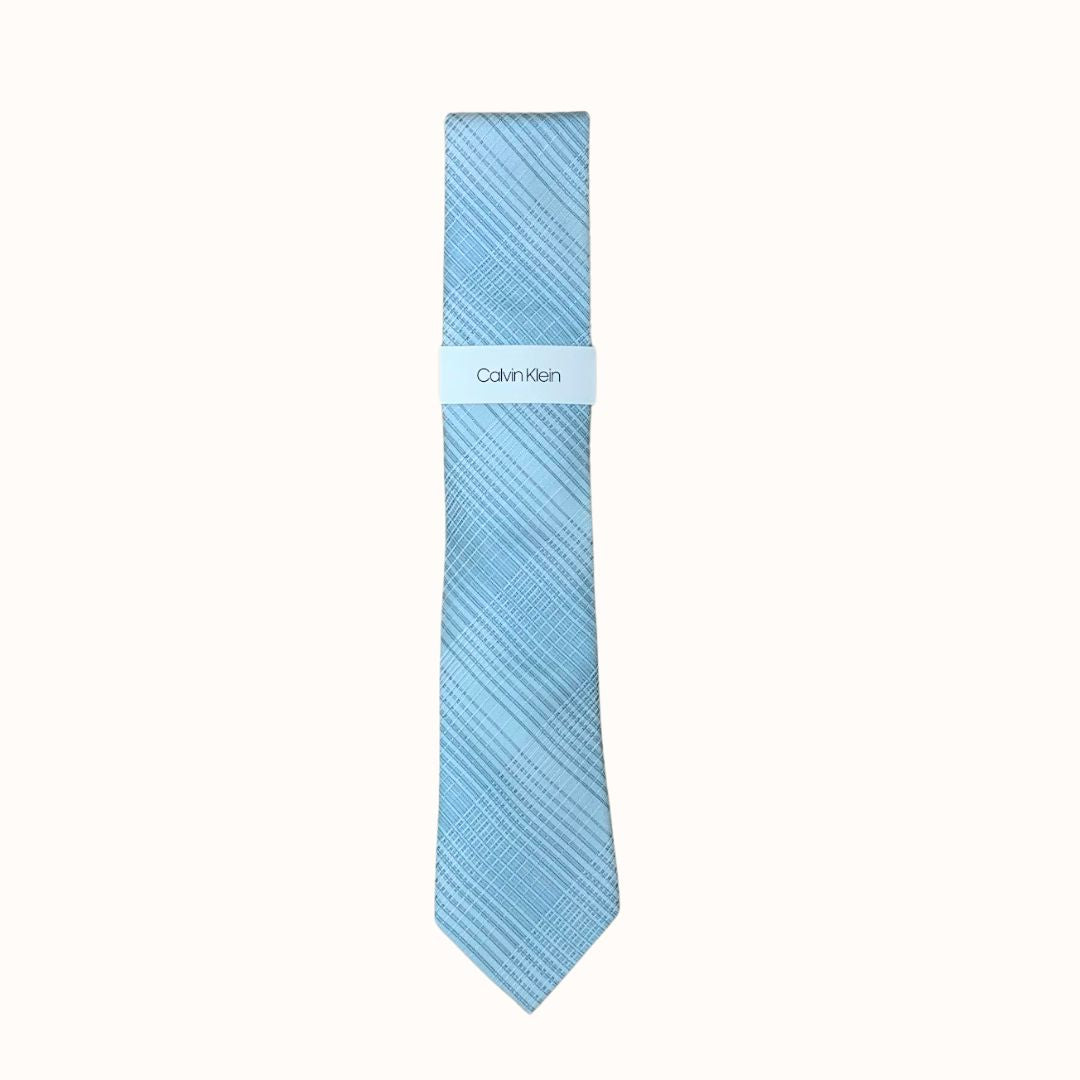 Calvin Klein Mens Hi-Ridge Self-tied Necktie