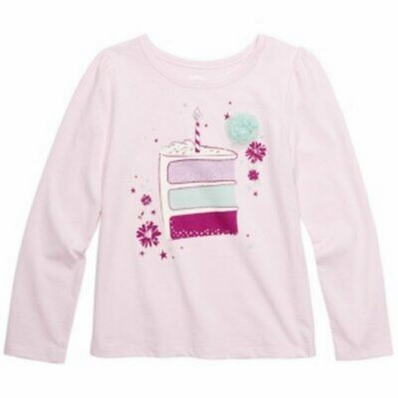 Epic Threads Little Girls Cake Slice T-Shirt