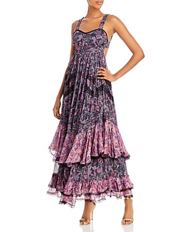 Rococo Sand Printed Tiered Maxi Dress