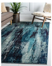 Jardin Lilly Turquoise 3.3 x 5.3 Area Rug