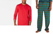Matching Mens Mix It Plaid Family Pajama Set, Size XXL + 2XLT