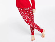 Family Pajamas Womens Merry Snowflake Pajama Pants