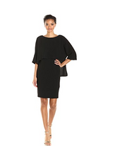 Adrianna Papell Women's Draped Blouson Sheath Dress,Size 6