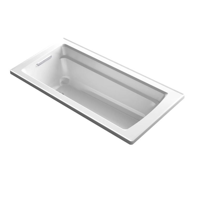 Kohler Archer 66 ExoCrylic Drop In Soaking Tub with Reversible Drain