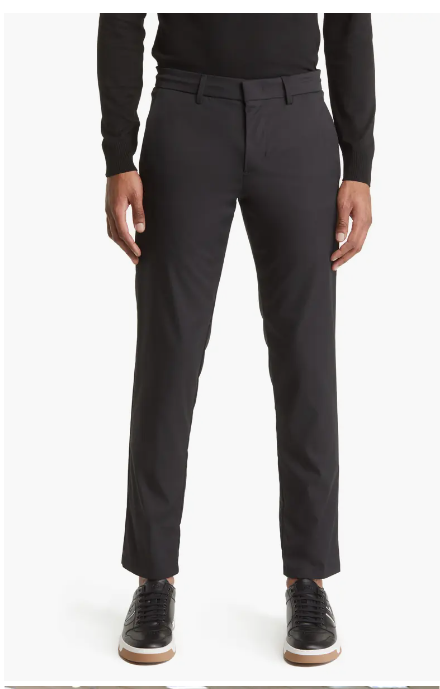 HUGO BOSS Mens Water Repellent T-Spectre Solid Slim  Fit Dress Pants