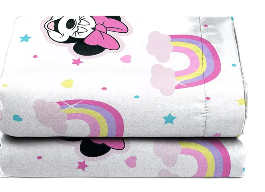 Disney Minnie Mouse Rainbow Stripe 8-Pc. Full Comforter Set - Multi