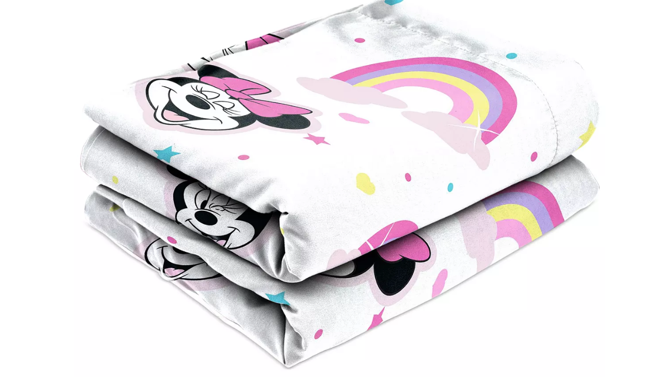 Disney Minnie Mouse Rainbow Stripe 8-Pc. Full Comforter Set - Multi