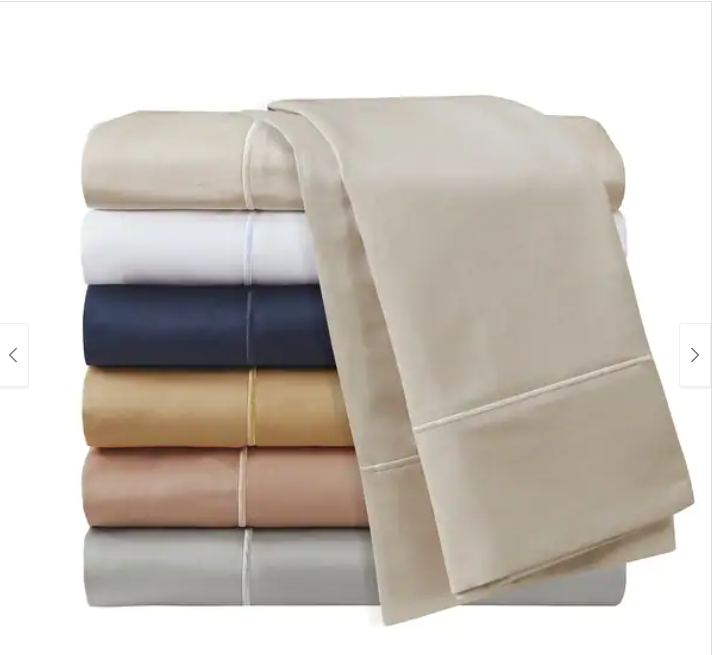 Madison Park 600 Thread Count Pima Cotton Sateen 7-pc Sheet Set, Split King