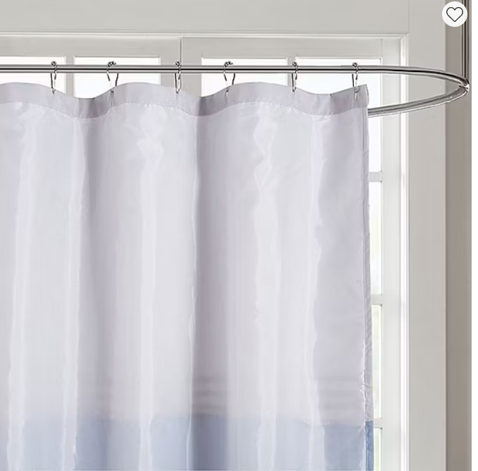 510 Design Printed and Embroidered Shower Curtain