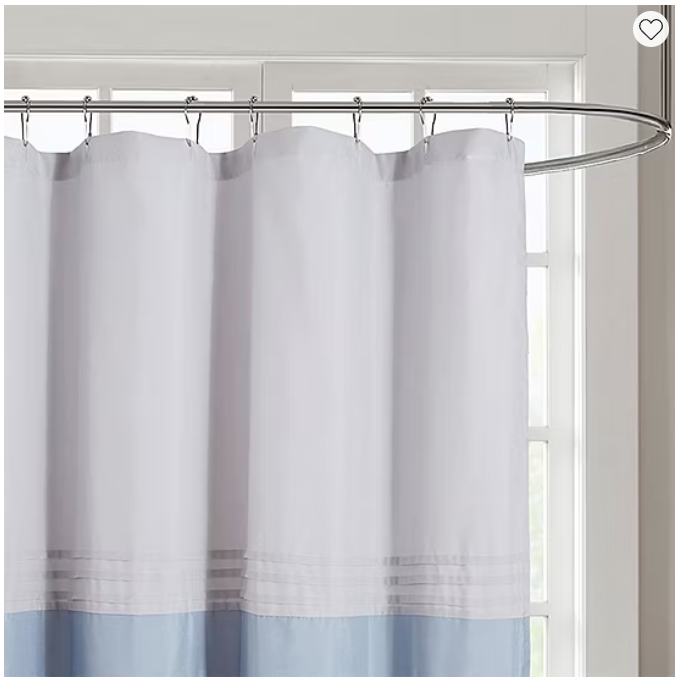 510 Design Printed and Embroidered Shower Curtain