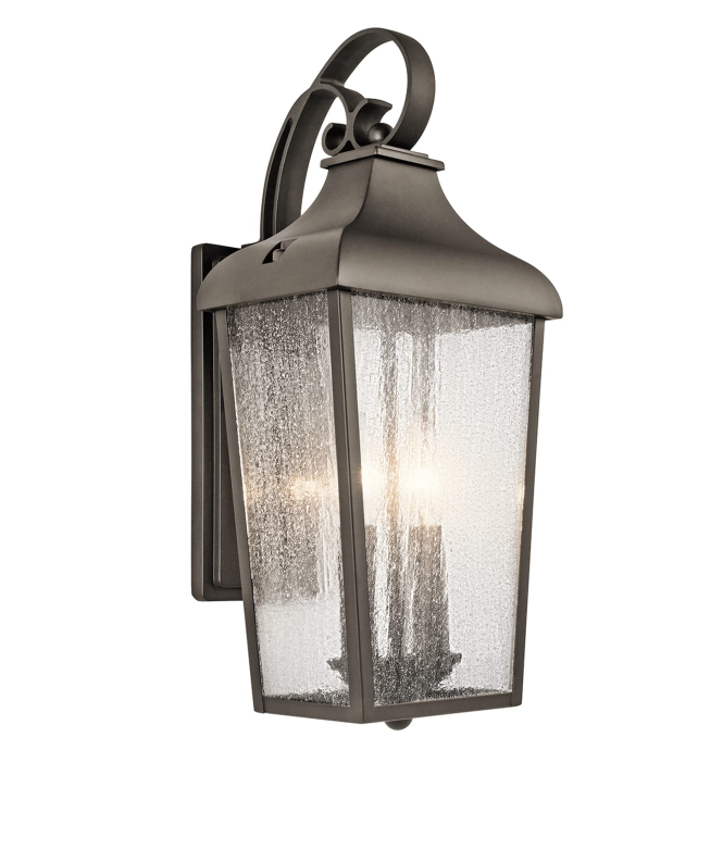 Kichler Forestdale 2 Light 19 Inches Tall Outdoor Wall Sconce