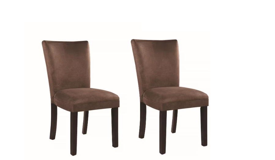 Coaster Bloomfield Collection Chocolate Parson Chair (Set of 2)