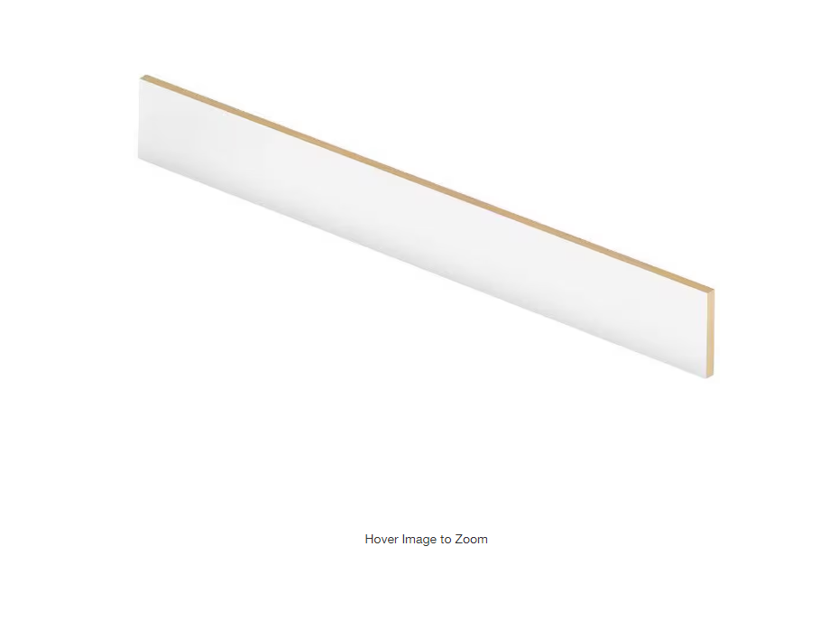 Cap A Thread White 47 in. x 1/2 in. x 7-3/8 in. Laminate Riser (4-Pack)